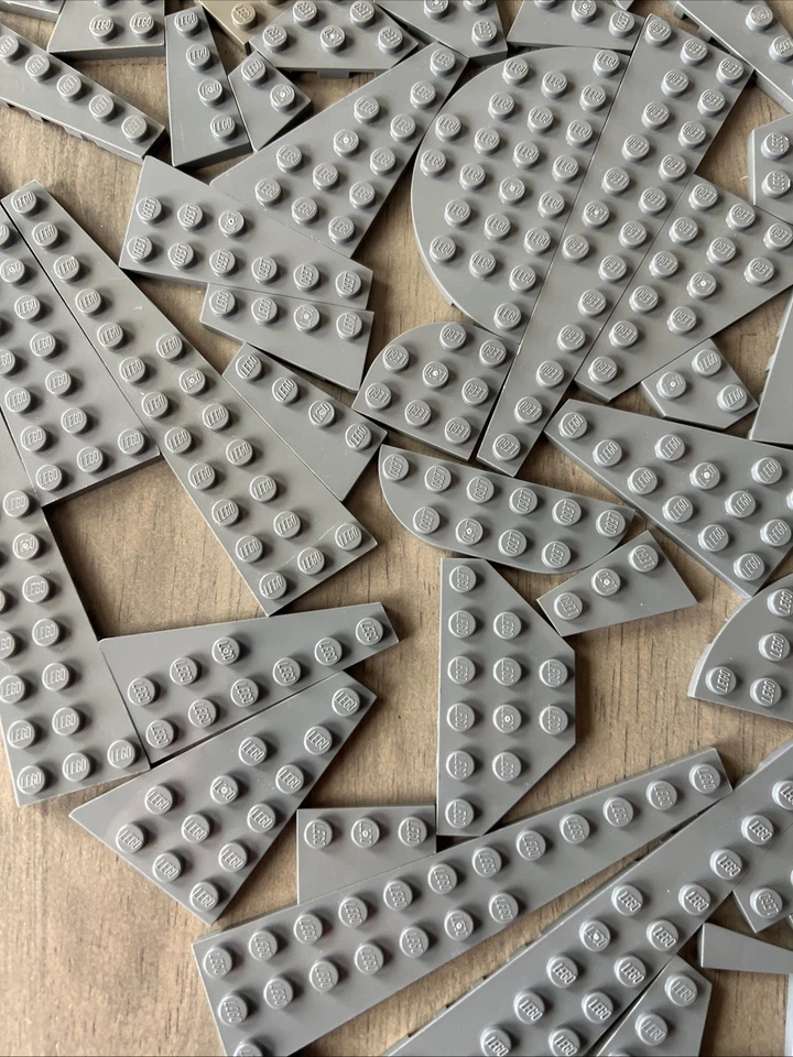 LEGO Dark Gray Wedge Wing 275pc Star Wars X-Wing TIE Fighter Spacecraft MOC Lot - Image 3 of 4