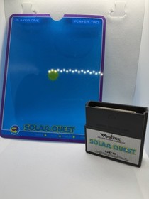 GCE Solar Quest for Vectrex w/ Box Manual & Screen Overlay (1981)