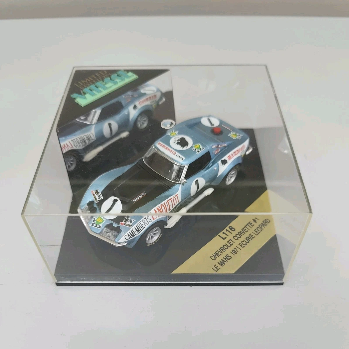 CHEVROLET CORVETTE LE MANS 1999 PACE CAR WHITE/MET . BLUE VITESSE