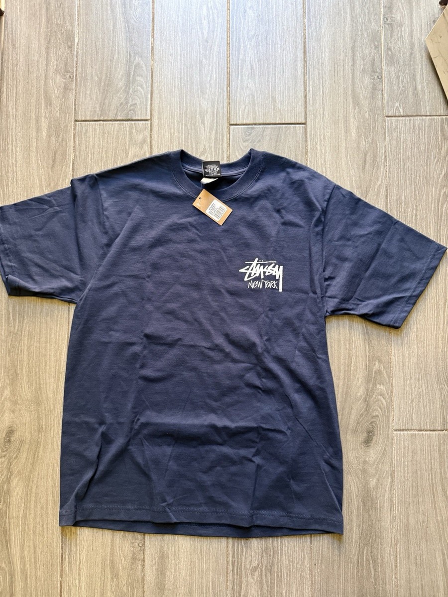 Stussy New York Chapter Tee NYC Exclusive Size MEDIUM Navy | eBay