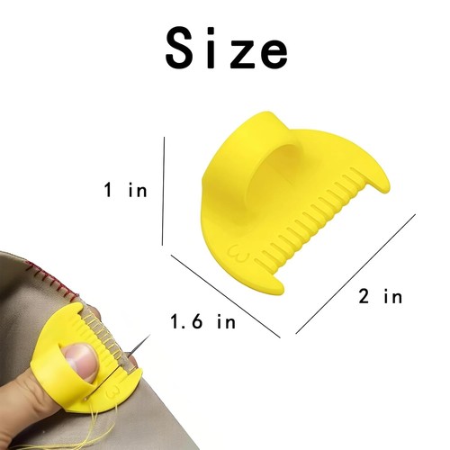 4Pcs Edge Stitch Lock & Sewing Gauge, 3mm/4mm Lockranding Tool - Bild 4 von 6