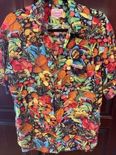 Vintage Jams World Prod Dev Culture Shirt Surf Line Hawaii Hawaiian Size L