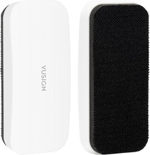 Magnetic Dry Erase White Board Eraser- 2 Pack, Glass Whiteboard Eraser for Dry E