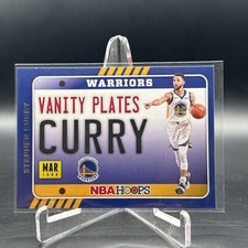 2020-21 Panini NBA Hoops - Vanity Plates Stephen Curry #16