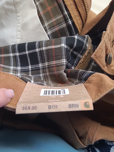 Carhartt washed duck Arbeitslatzhose Flanell gefüttert 35x30 - Bild 3 von 7