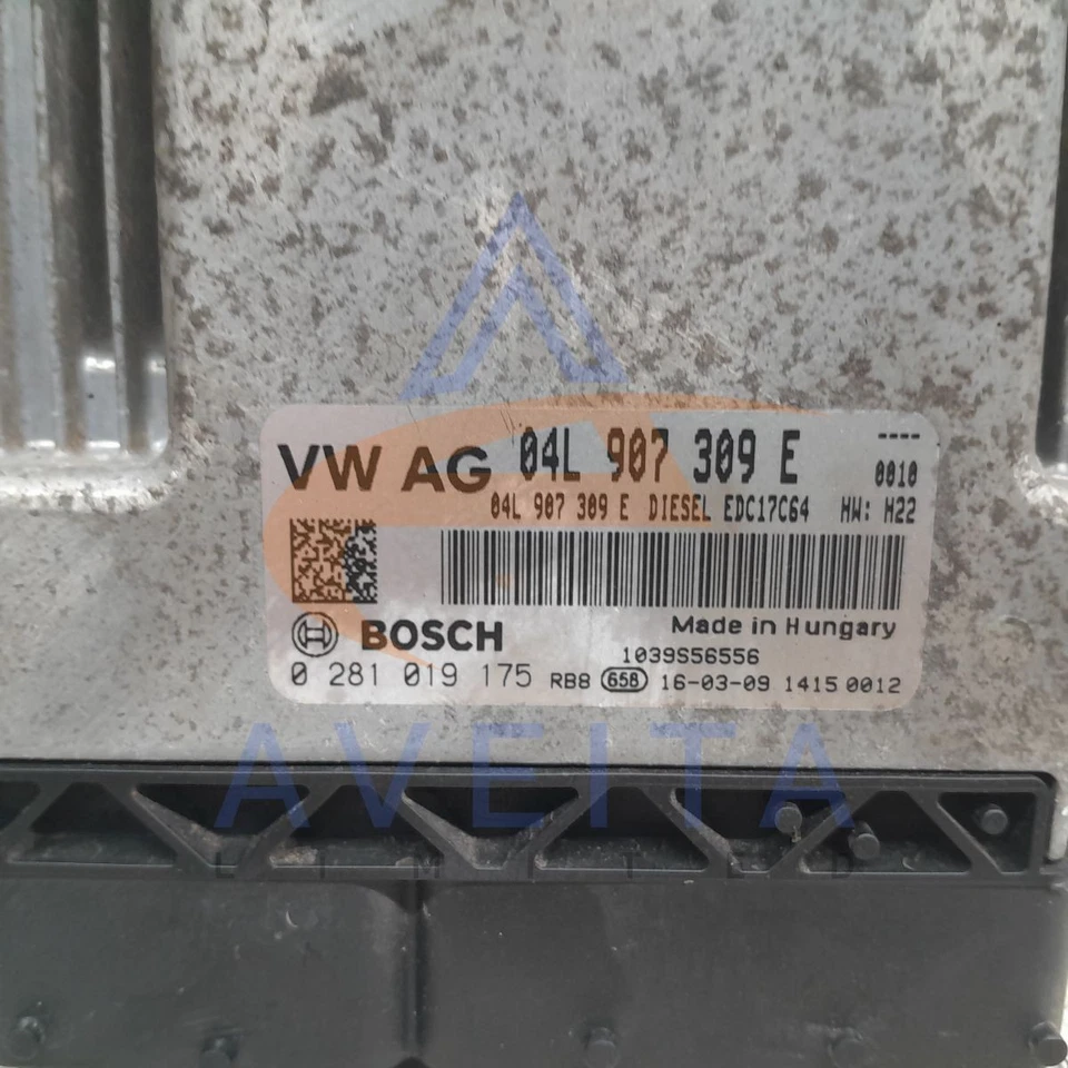 Motore Skoda Rapid Spaceback 12-18 ECU 04L907309E - Immagine 4 di 4