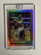 2021-22 Panini One And One Jaylen Brown 31 Pink 6 - Boston Celtics