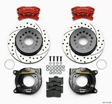 Wilwood 140-7141-dr Dynalite Rear Disc Brake Kit Chevy 12-bolt Red Caliper Wilwood 140-7141-dr Dynalite Rear Disc Brake Kit Chevy 12-bolt Red Caliper