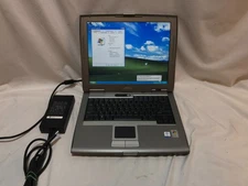 Windows XP Dell Latitude Laptop D510 Intel pentium 4 / NEW Battery / Printer