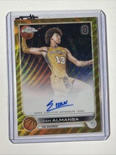 2022 Topps Chrome OTE Overtime Elite IZAN ALMANSA AUTO GOLD WAVE /50