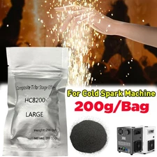 Indoor Or Outdoor Cold Spark Machine Ti Powder 200g bag 3-5M Range Stage Effect