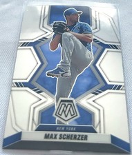 2022 Panini Mosaic Baseball Max Scherzer New York Mets base card #99