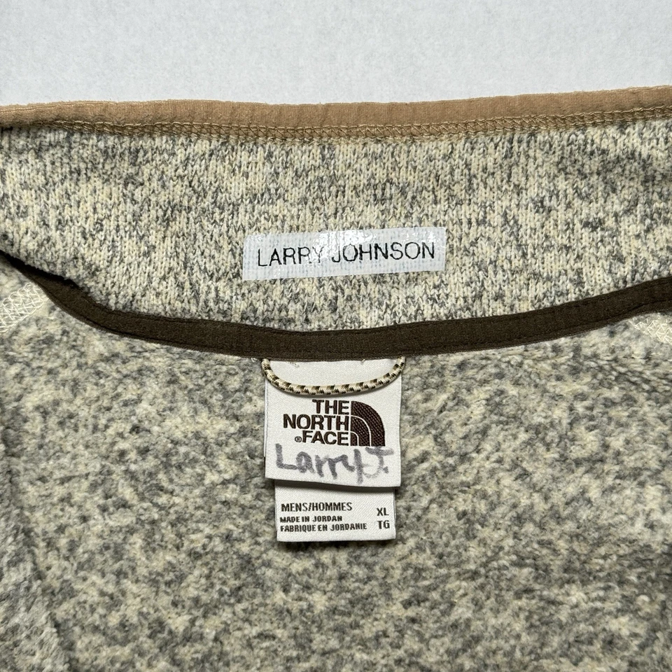 THE NORTH FACE Gordon Lyons 1/2 Zip Fleece Better Sweater Tan Oatmeal Men XL - Image 3 of 4
