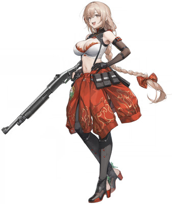Qiuhua Girls Frontline 2 Anime Waifu Sticker 6'' Car Decal Weatherproof