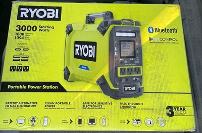 NEW SEALED RYOBI 1800/3000 WATT PORTABLE INTERNAL BATTERY POWER STATION |  eBay