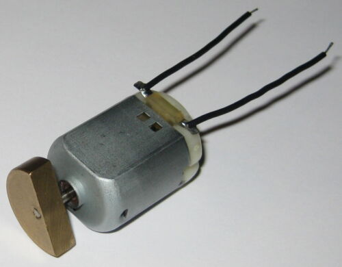 Compact Vibrator / Massager DC Motor - 6 VDC - 3000 RPM - Large Offset Weight