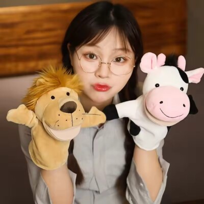 Hand Finger Puppets Cartoon Plush Toy - Fun Party Supply & Family Gathering Favo