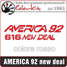 Adesivo ARCA America 92 616 New Deal colore ROSSO - By Colorkit - 001651
