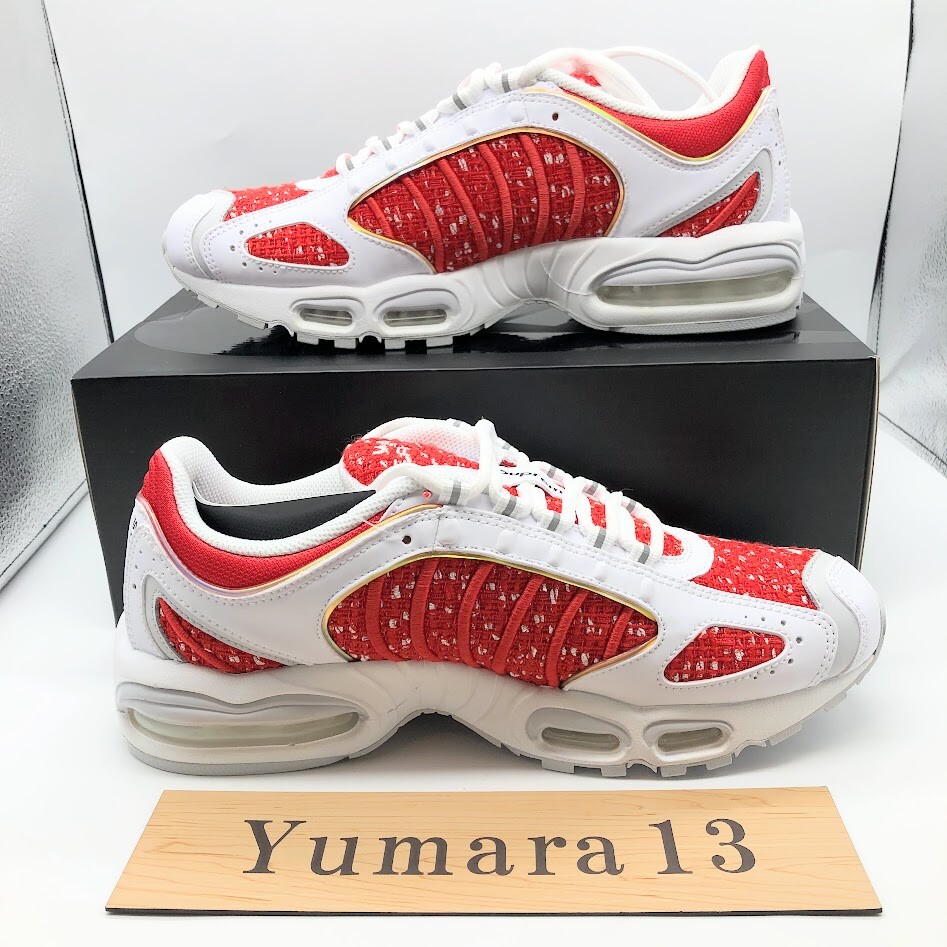 Supreme × Nike Air Max Tailwind 4 Red White AT3854-100 Men's
