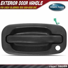 Upgraded Metal Exterior Door Handle for Chevy Silverado GMC Sierra Front Driver