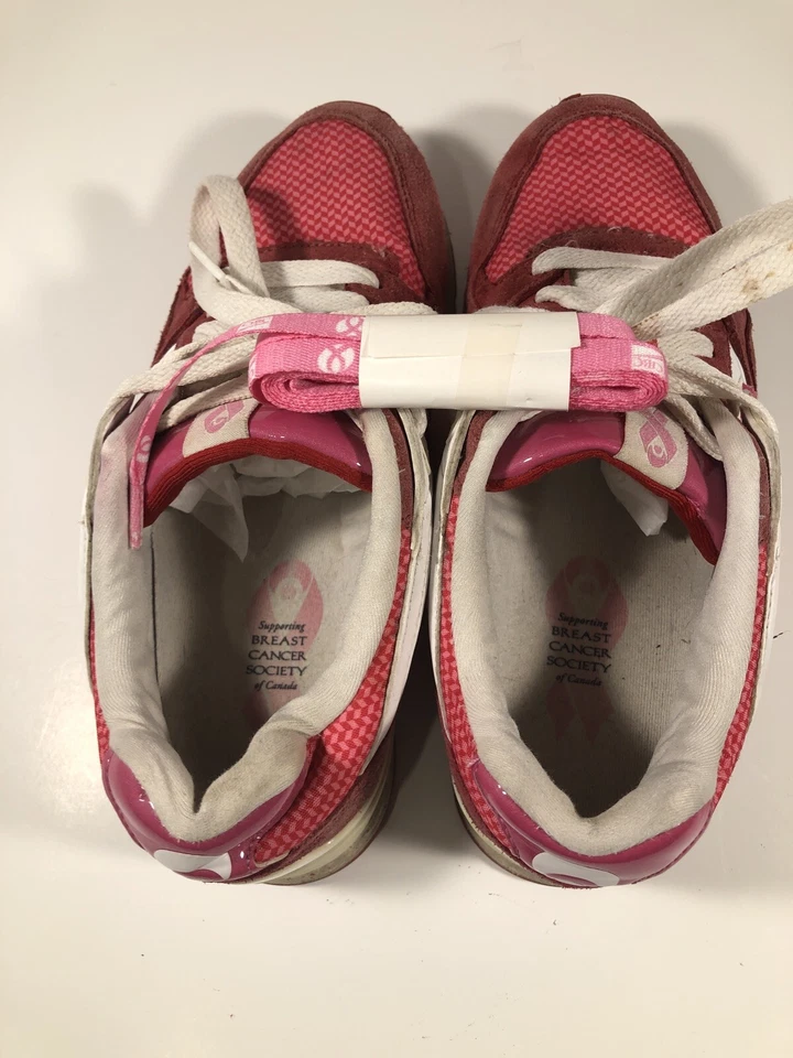 Zapatos para caminar vintage 2004 Osiris rosa cáncer de mama para mujer talla 9 Foto 3 de 4