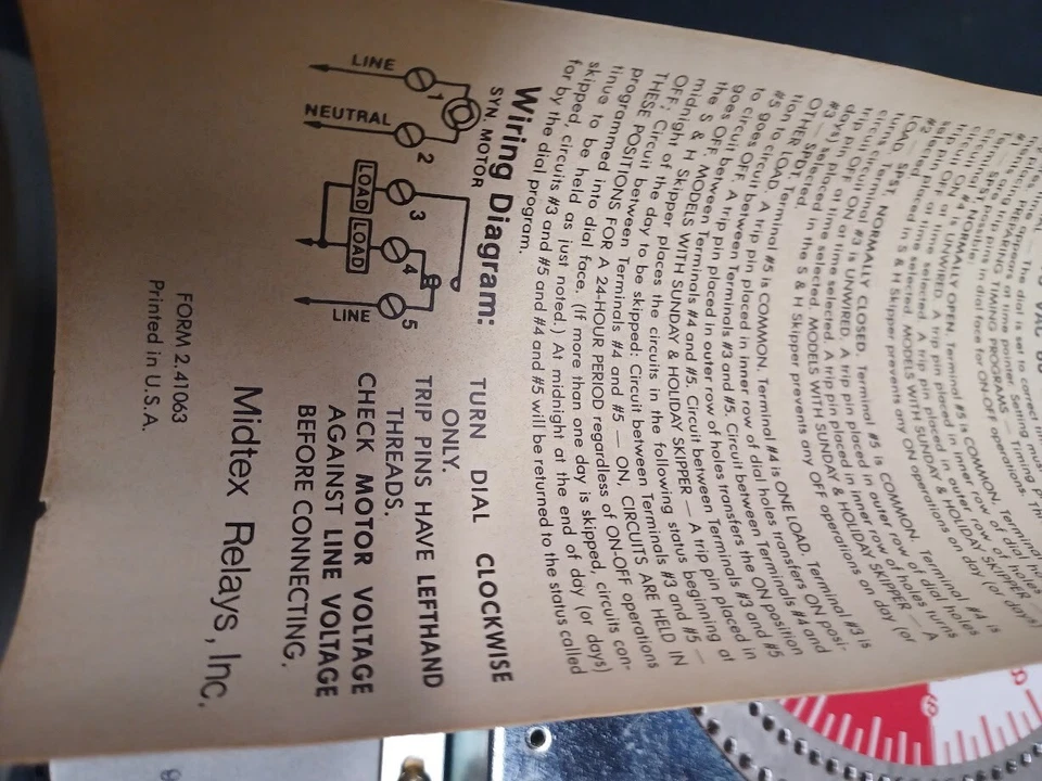 NEW Midtex Relays Model 620-7595 Cyclemaster Motor 115V 60Hz - Image 3 of 4