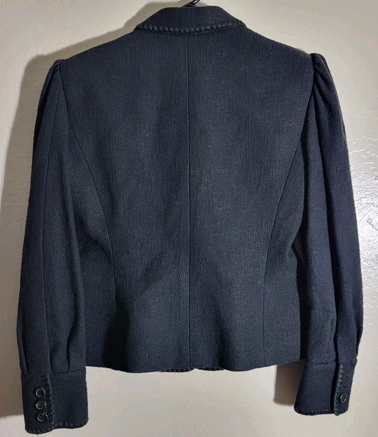 Blazer nero Yves Saint Laurent Rive Gauche taglia 42 nuovo vecch stoc alta