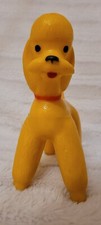 DDR Design Quietschfigur Quietschtier Badespielzeug Hund Pudel Gummifigur