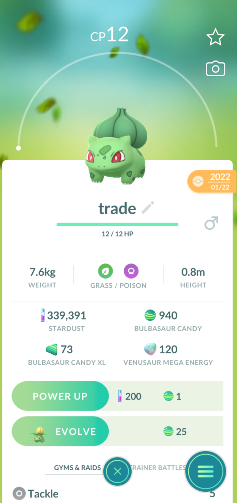 Mitch on X: @PokemonGoApp I caught 5 shiny Bulbasaur. I had enough candies  for the whole shiny Bulbasaur evolution line. It was a great day!   / X