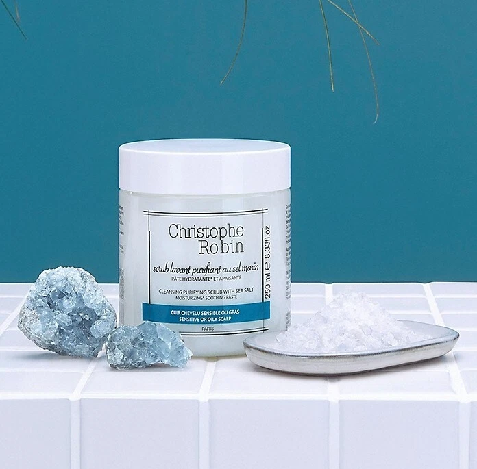 Christophe Robin Cleansing Purifying Scrub with Sea Salt (250mL) - Image 4 of 4