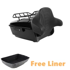 King Trunk Pad Top Rack Fit For Harley Road Street Glide 2014-2023