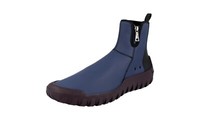Prada Neopren Stiefelette High-Top Sneaker Boots - Blau Lila - Neu - 9 43