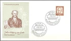 West Germany 1961: Johann Wolfgang von Goethe FDC No. 356 y with Bonn stamps! 25-02
