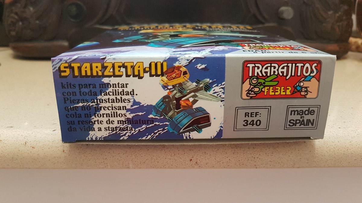 STARZETA-III EDICION ESPAÑOLA DE FEBER 1984 KIT ROBOTS SPAIN BOX NEW