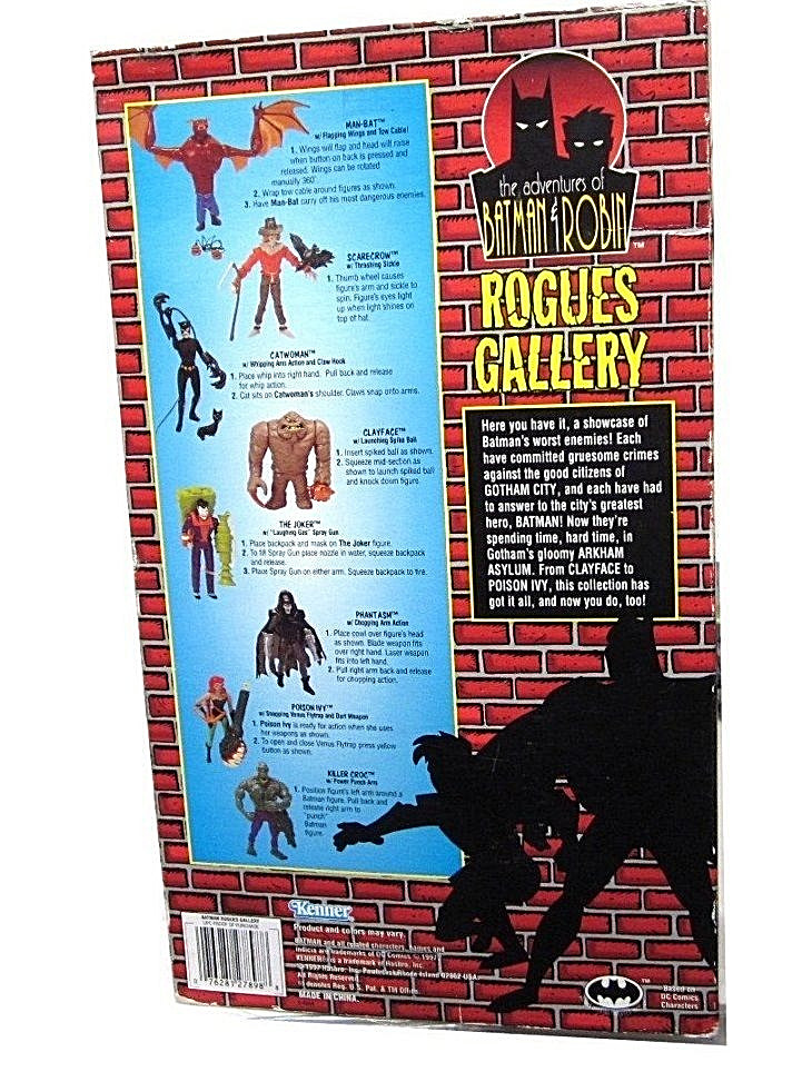 Batman Rogues Gallery Action Figure Set of 8 New 1997 Kenner