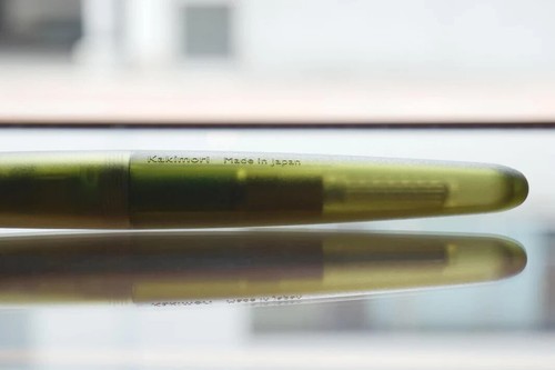 Kakimori Fountain Pen Frost Moss Nib stainless Ø14 x 134mm M - Picture 6 of 12