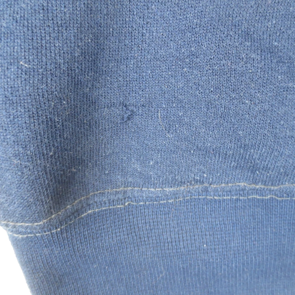 Sudadera con Capucha Vintage Adidas EE. UU. Juvenil Grande (14-16) Azul Manga Larga Pullover Retro Foto 4 de 4