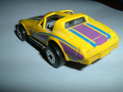 yellow corvette toy car