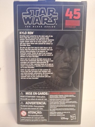 Figura de acción Star Wars Black Series Kylo Ren 6" #45 The Last Jedi - Imagen 2 de 4