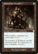 x4 NM (Playset) Retro Chief of the Foundry, MTG, The Brothers' War, Magic, 134