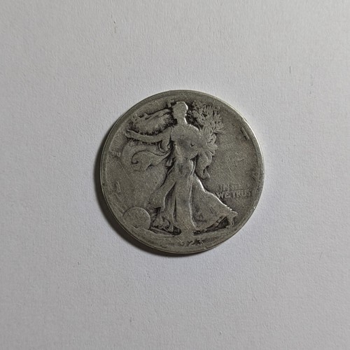 1923-S Walking Liberty Half Dollar - Circulated Condition - Free Shipping