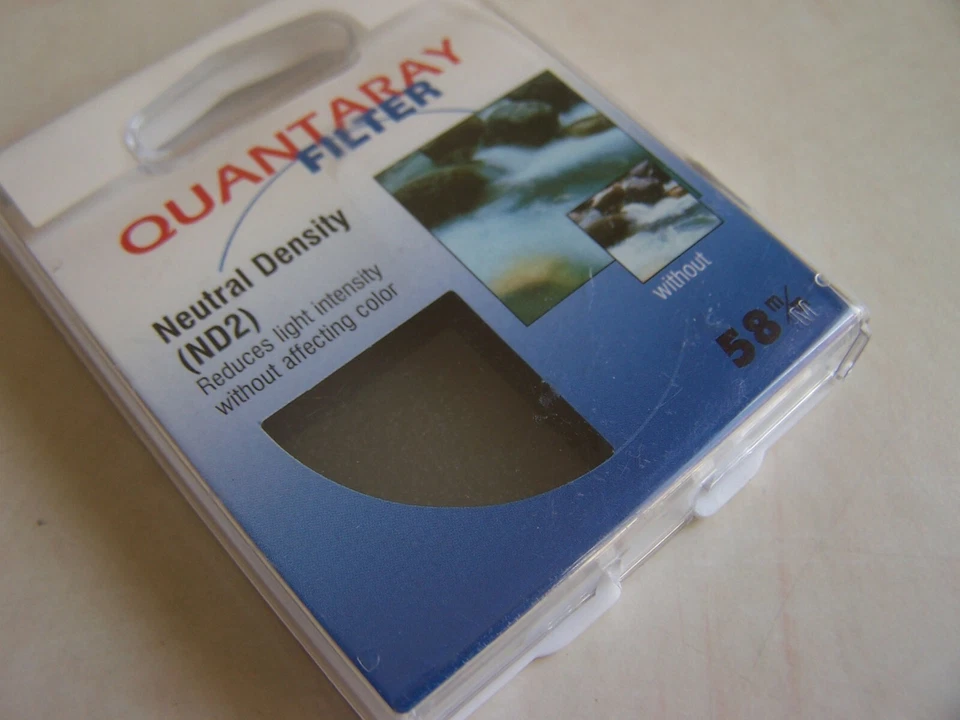 Quantaray 58 mm NEW ND2 Screw-In Filter Orig Pack Made Japan (Q-151) - Image 3 of 3