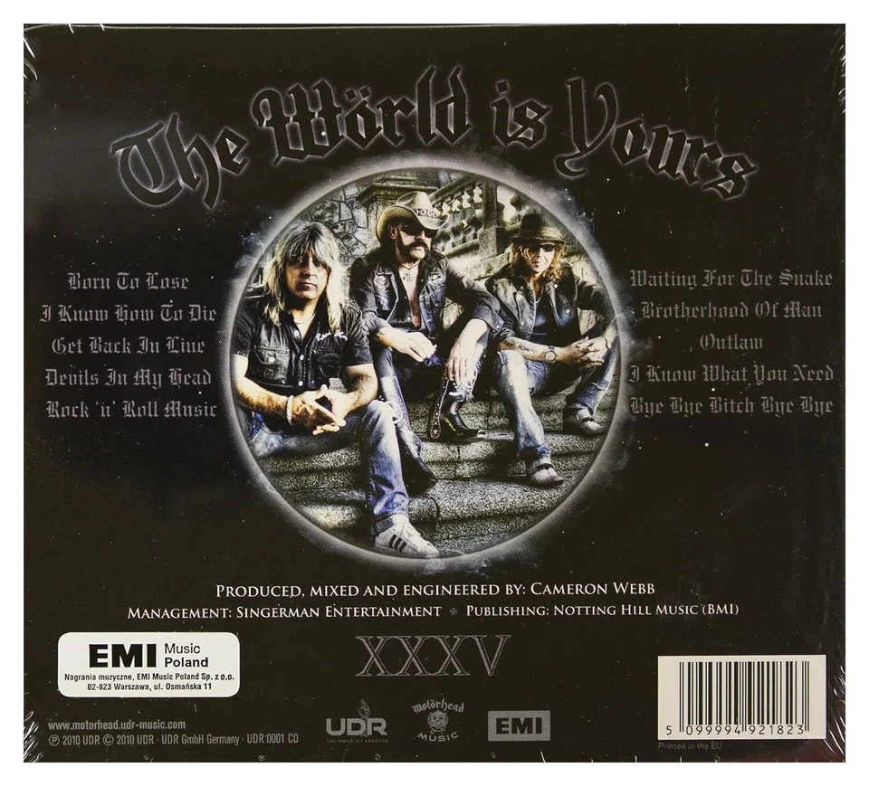 Motörhead - The Wörld Is Yours (2010) Digipak CD Neuware - Bild 2 von 2