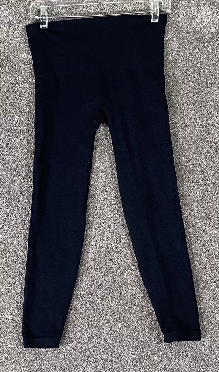 Spanx by Sarah Blakely Womens Spandex Leggings Activewear Pants Black Size  Large