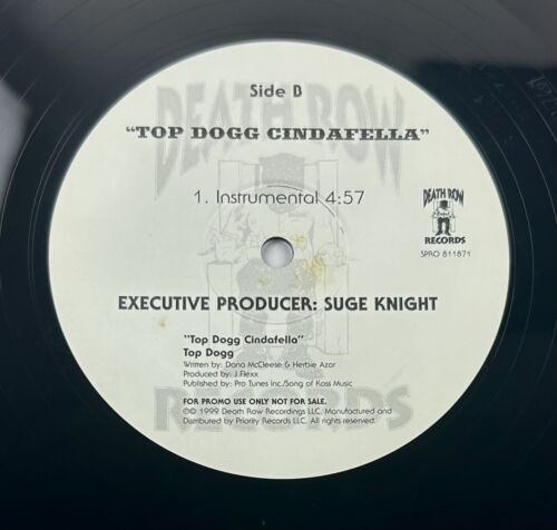 Top Dogg - Top Dogg Cindafella 1999 12” Vinyl Unplayed Promo Record NM - Picture 3 of 8