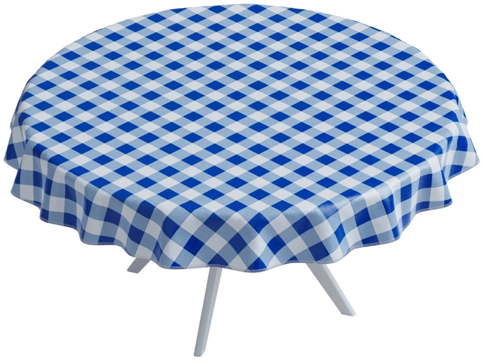 Sorfey Tischdecke - Vinyl mit Flanellrücken, 70" rund, wasserdicht, leicht zu reinigen - Bild 1 von 1