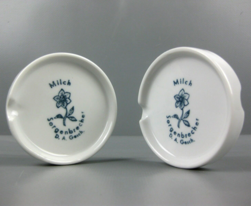 2 alte Milchwächter Milch Sorgenbrecher Porzellan Überkochschutz antik Konvolut - Bild 1 von 6