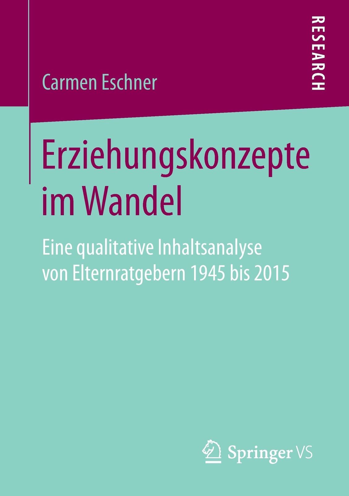 Thumbnail - Erziehungskonzepte Wandel | Buch | 9783658169145