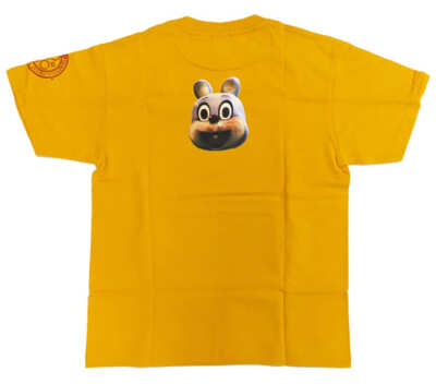 house on the hill yellow Tシャツ　100cm Konami Gecco Mamegyorai Silent Hill T-Shirt ROBBIE Mastard Yellow