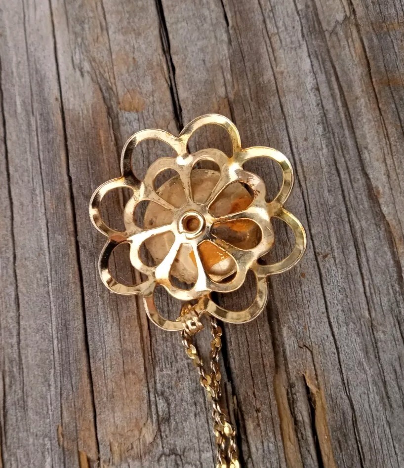 Topaz Blue Rhinestone Pendant With 24" Chain eBay